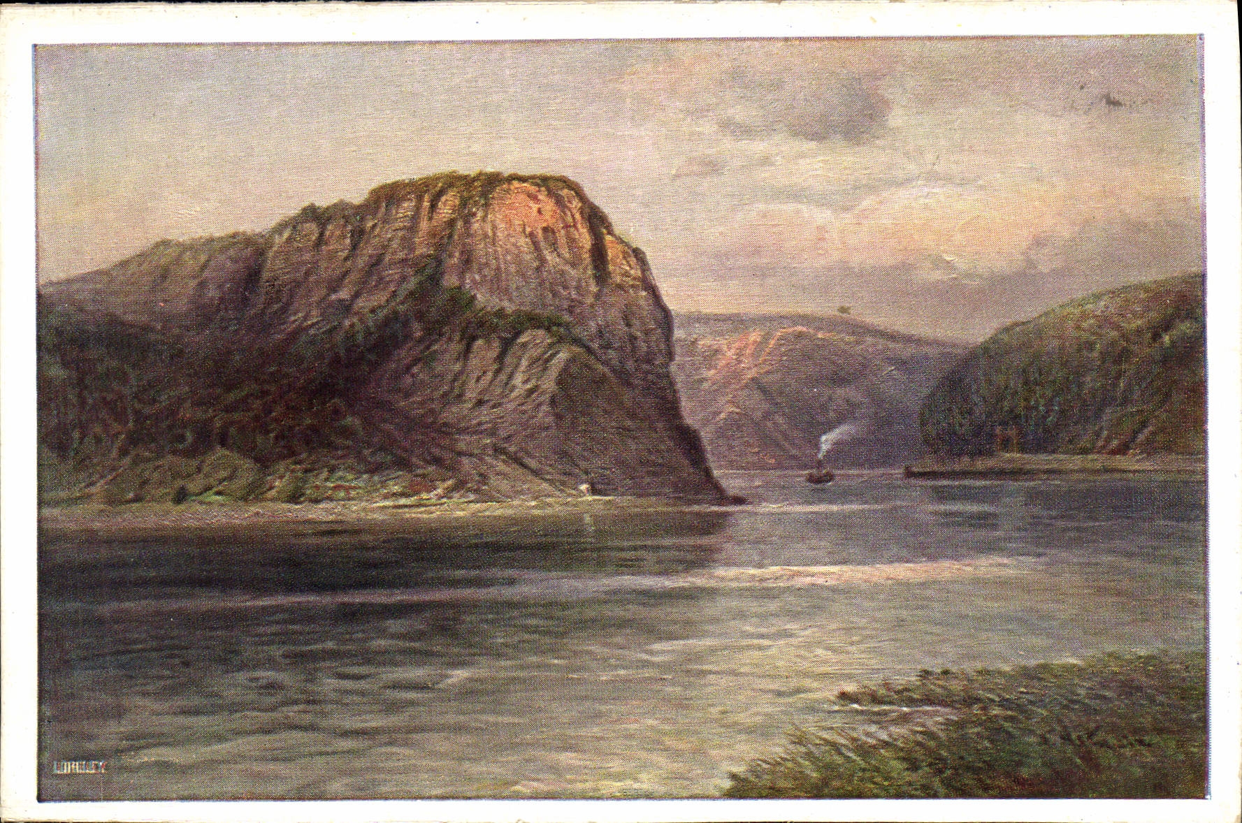 La Loreley — vue du rocher — éditeur HH, n° 105