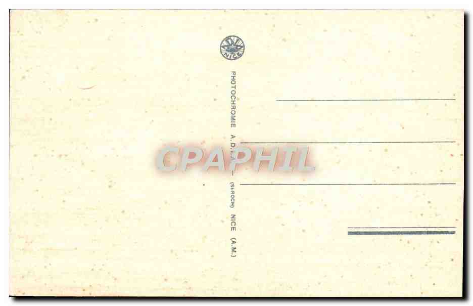 CPA Grimaldi Ventimiglia Ponte St Luigi Frontiera Italo Francese — Rückseite