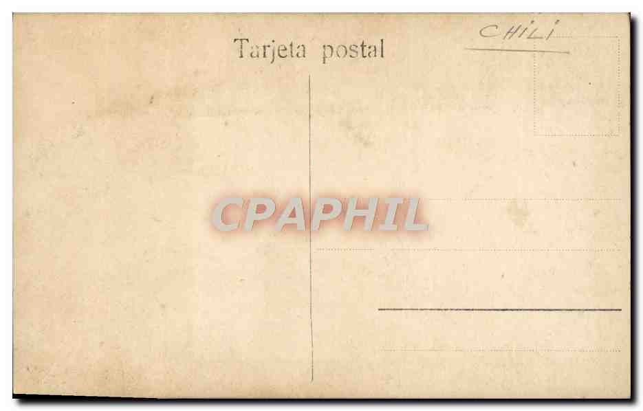 CARTE PHOTO chili Femme  — Verso