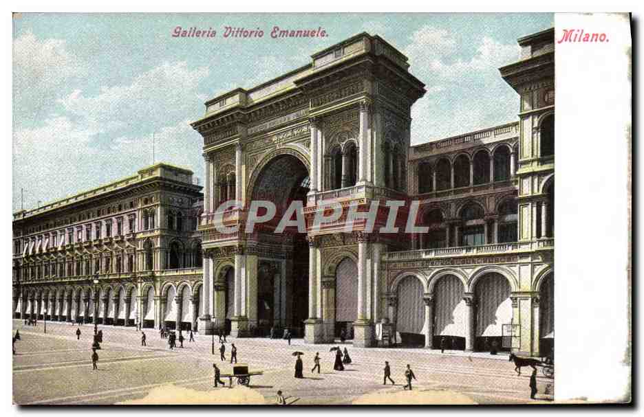 CPA Galleria Vittorio Emanuele Milano