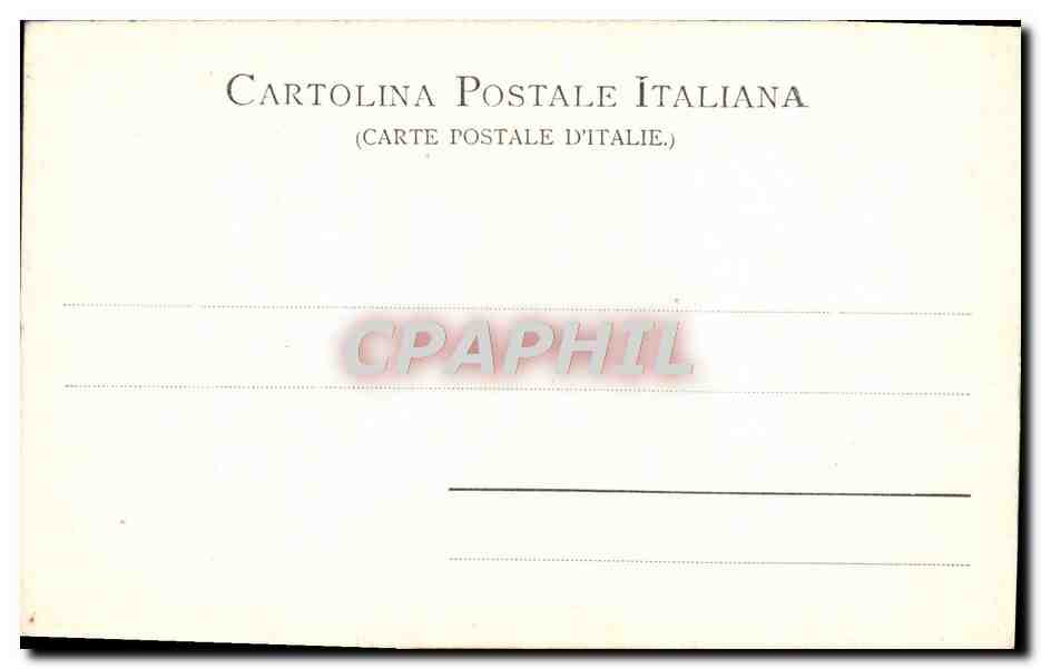 CPA Bordighera Vue Dans La Vieille Ville — Rückseite