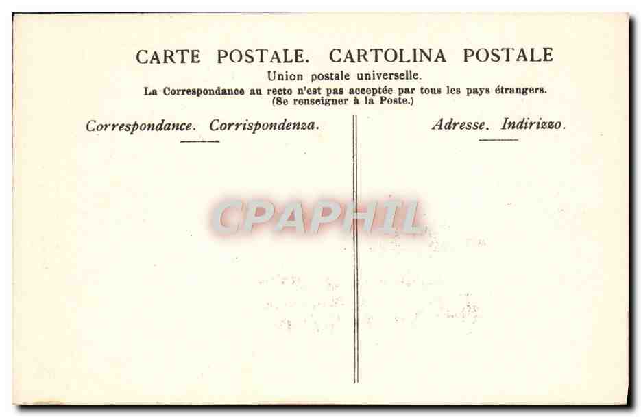 CPA San Remo Arco Di San Brigida — Rückseite
