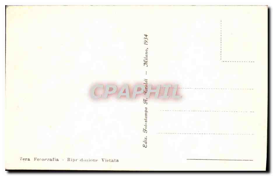 CPA Verona Castello Scaligero Dettaglio — Rückseite