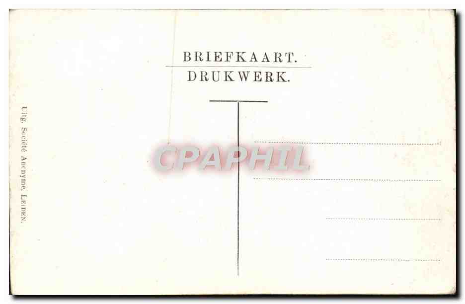 CPA Koorheh Groote Korh Haarlem — Rückseite