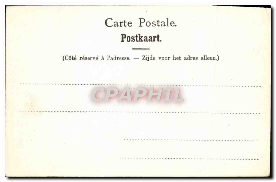 Ypres — La Chaire de vérité de S' Martin — Neils, Bruxelles, Série 59 No. 25 — Verso