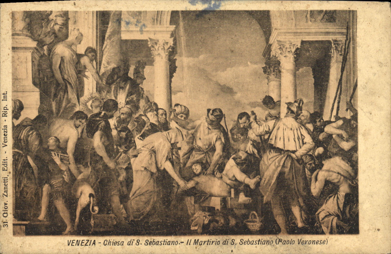 CPA Venezia Chiesa Di Sebastiano Paolo Veronese