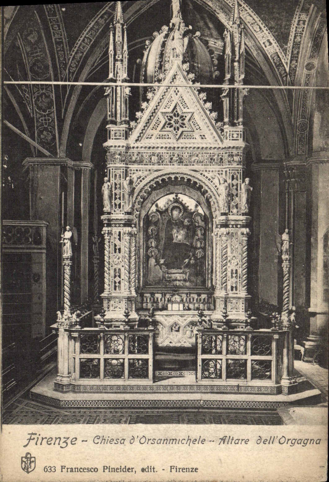 CPA Firenze Chiesa D'Orsanmichele Filtare Dell'Orgagna