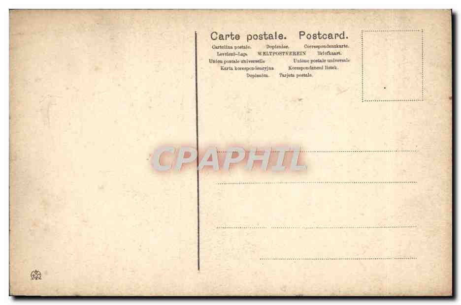 CPA Firenze s Croce Pulpito — Rückseite