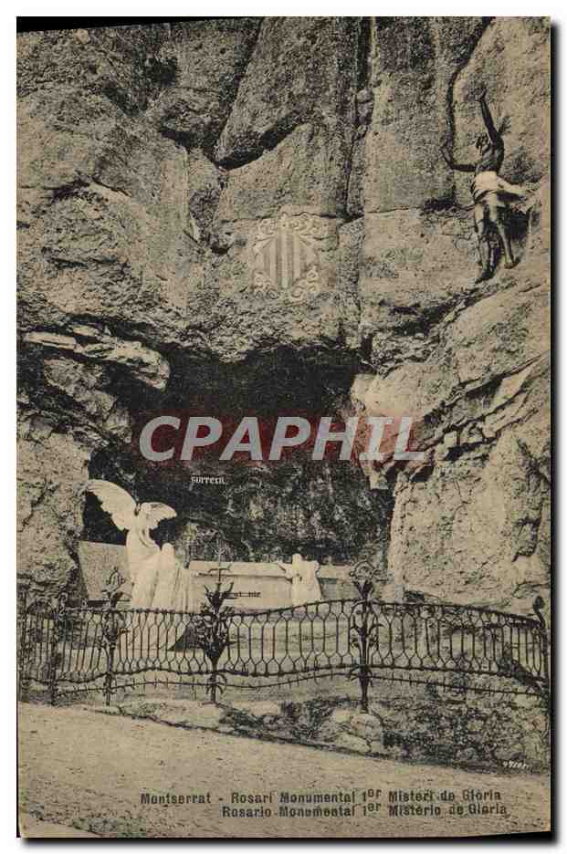 CPA Montserrat Rosari Monumental Misteri de gloria
