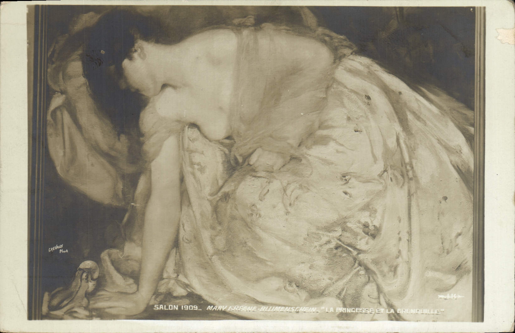 CPA Salon 1909 Mary Breene La princesse et la grenouille