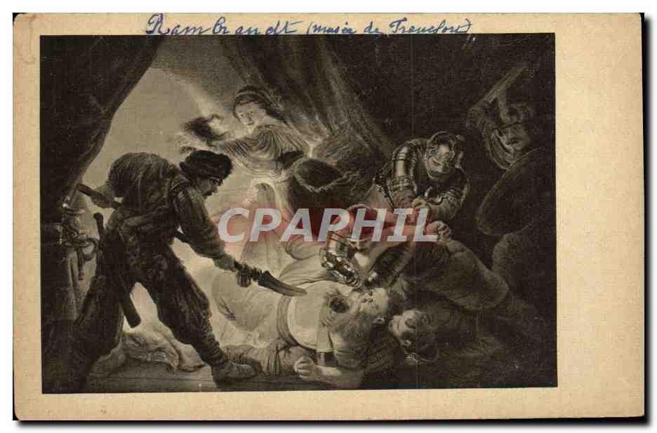 CPA Rembrandt Der Triumph Der Dalila