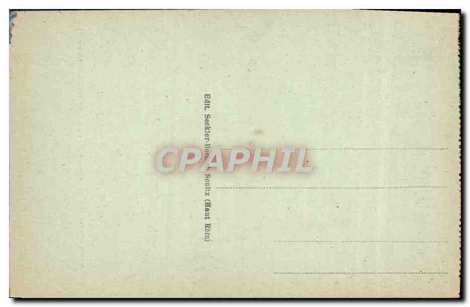 CPA Pelerinage De Thierenbach une Peinture Feuerstein au choeur de l'eglise  — Verso