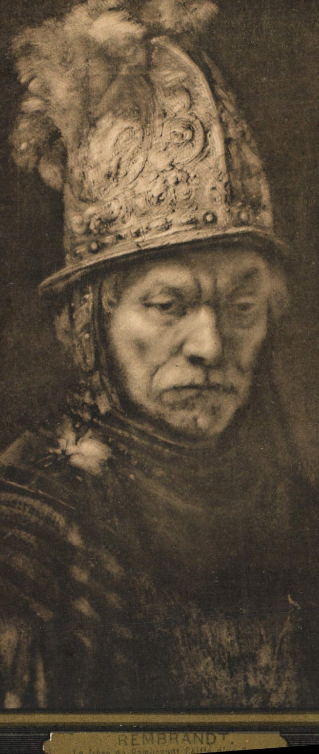 Portrait d'un homme en armure — Rembrandt — éditeur CPAPHIL