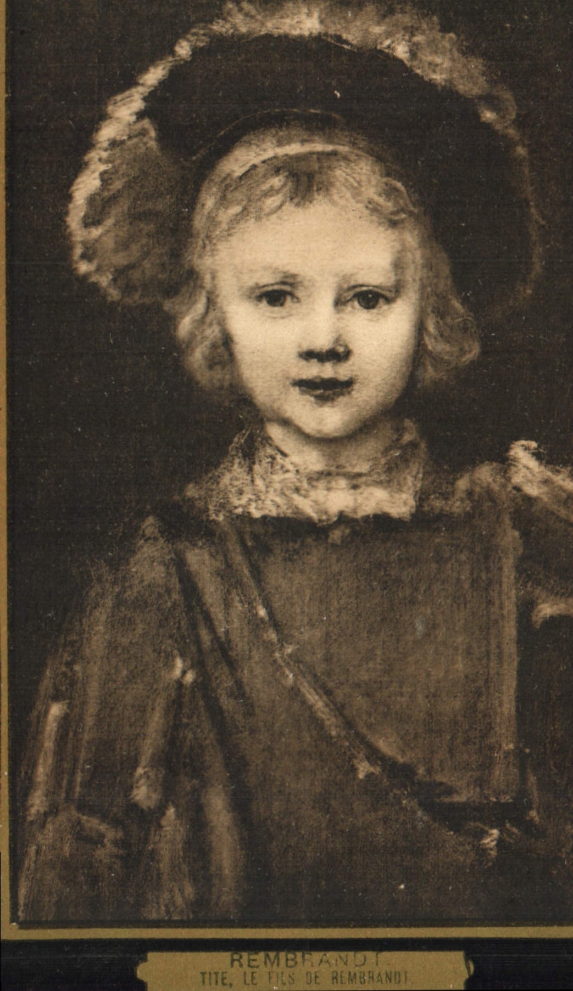 CPA Rembrandt Tite le fils de Rembrandt