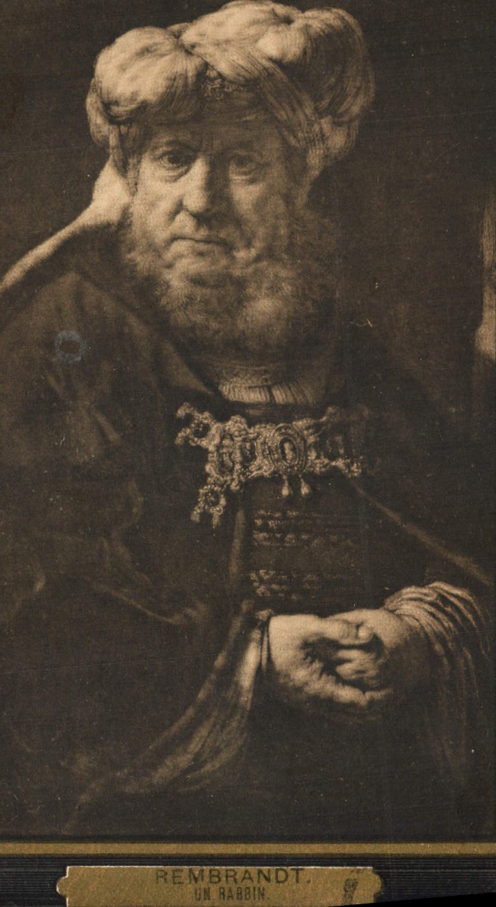Rembrandt — Un Rabbain — Éditeur non visible