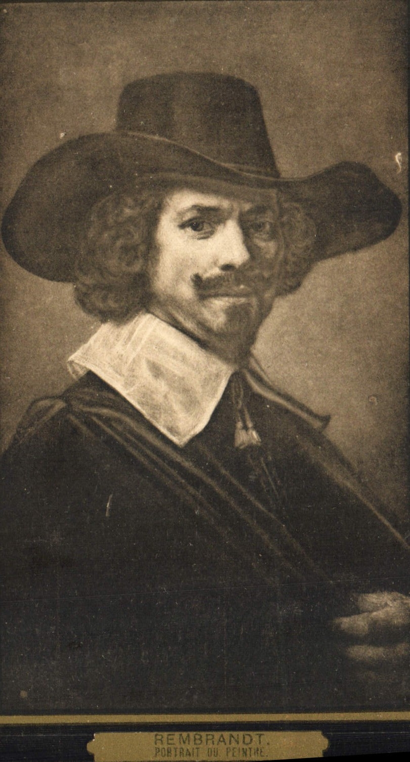 CPA Rembrandt Portrait du peintre