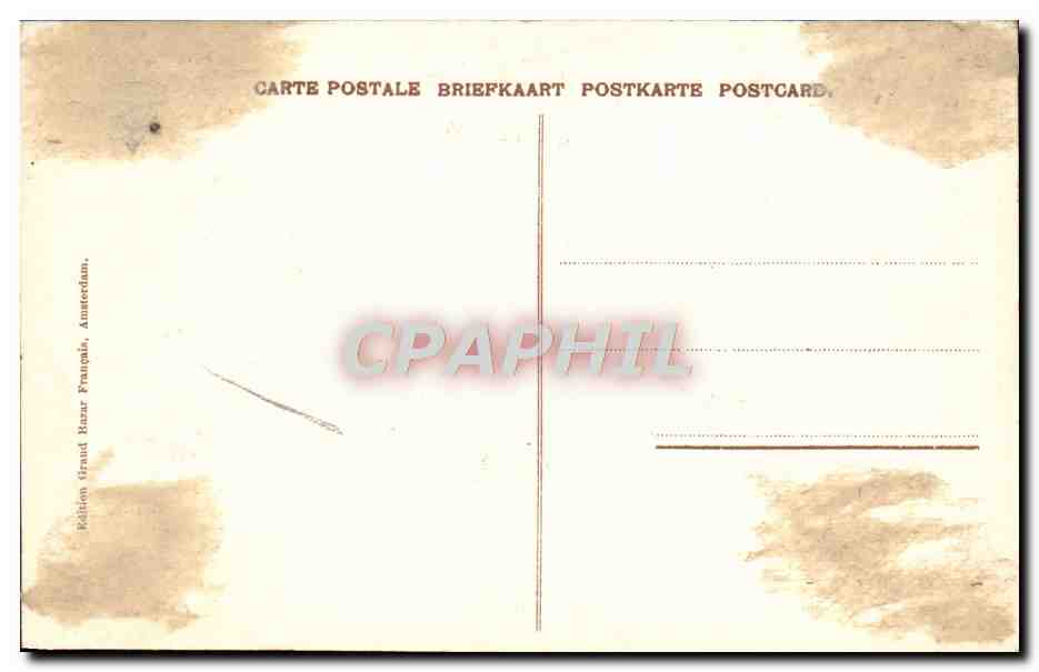 CPA Rembrandt De Staalmeesters — Verso