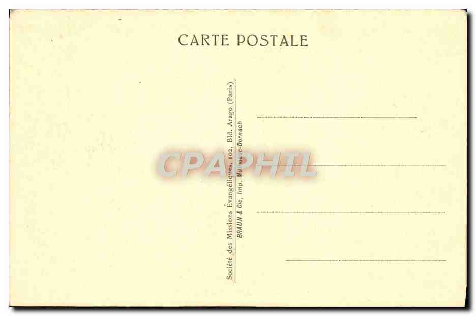 CPA Tahiti Ecole Pastorale A Hermon — Back