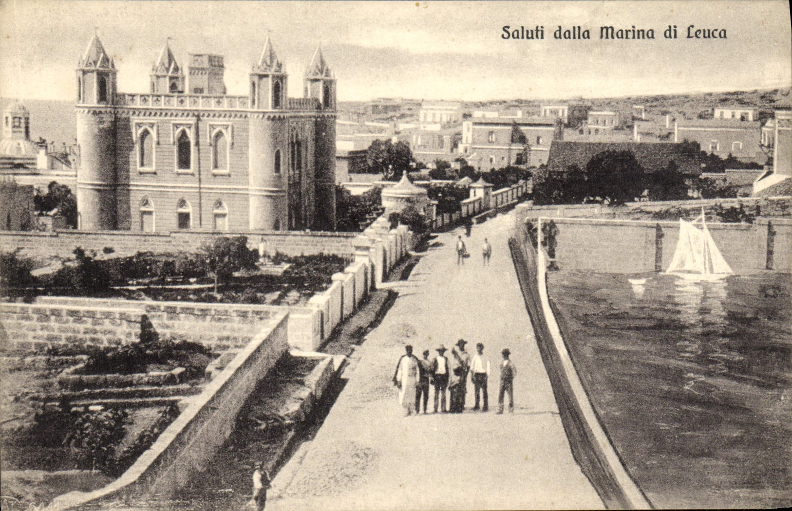 CPA Saluti Dalla Marina Di Leuca