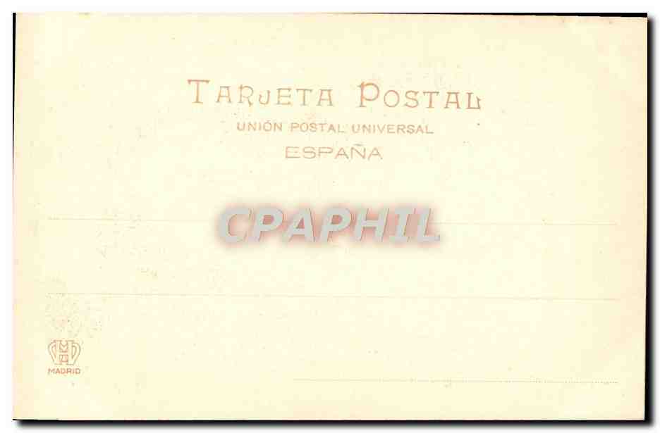 CPA La Virgen Del Rosario Murillo — Verso