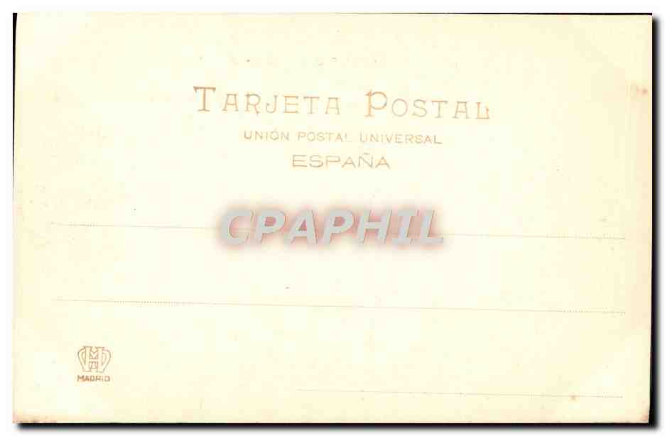 CPA Sacra Familia Del Pajarito Murillo — Rückseite