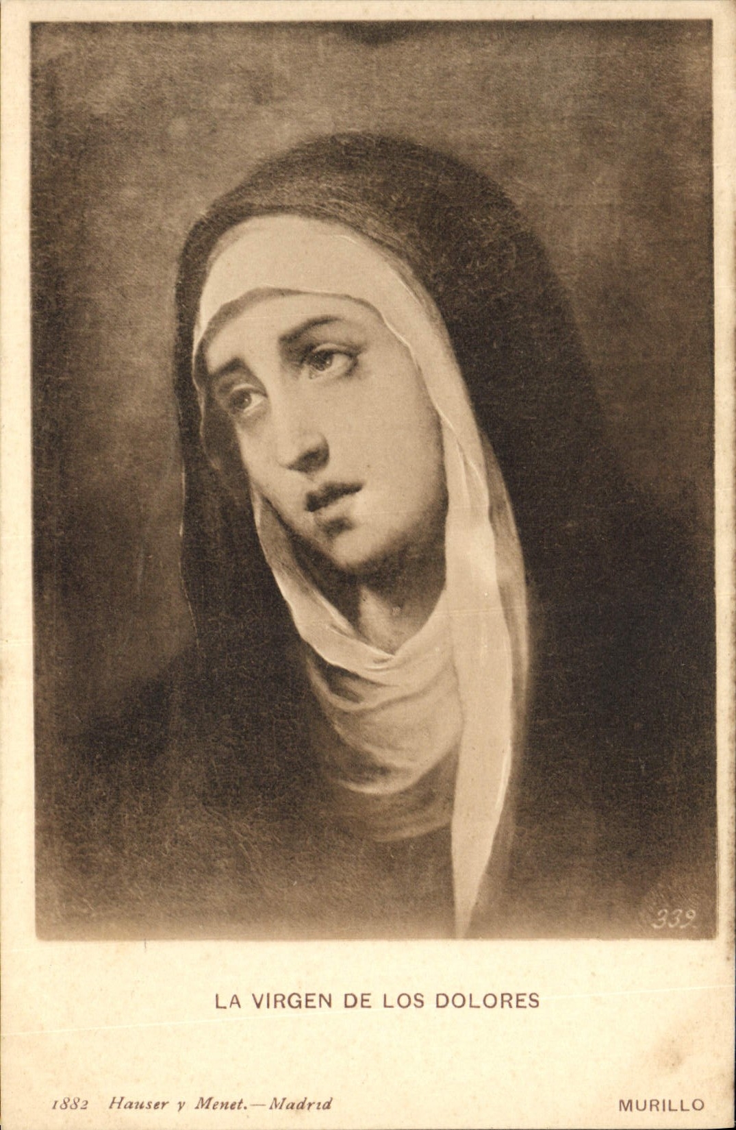 CPA La Virgen De Los Dolores Murillo