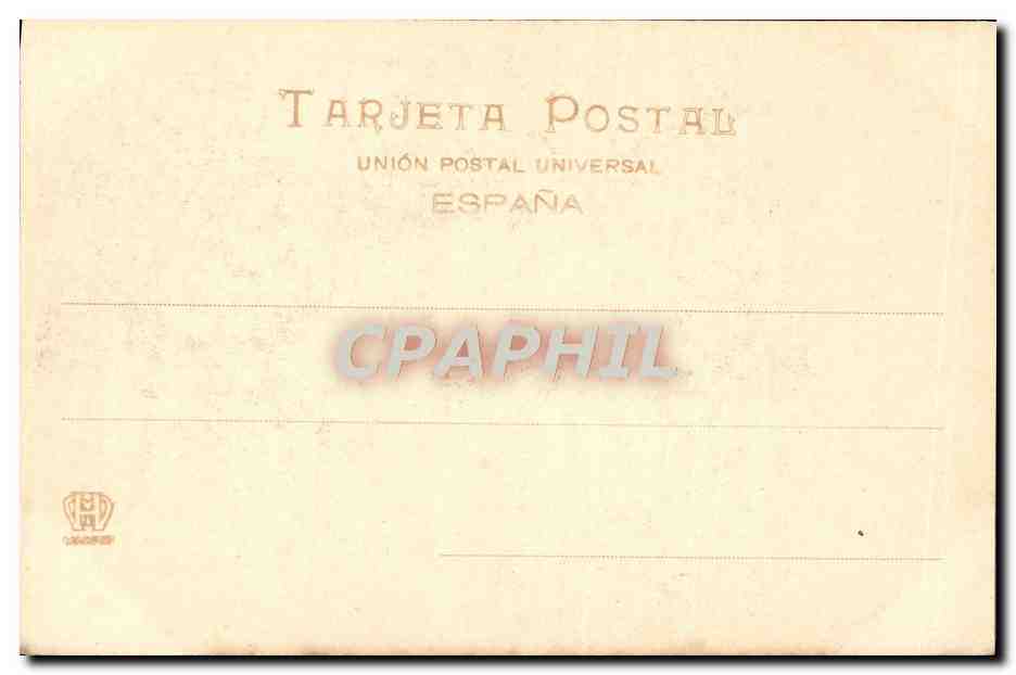 CPA La Virgen De Los Dolores Murillo — Verso