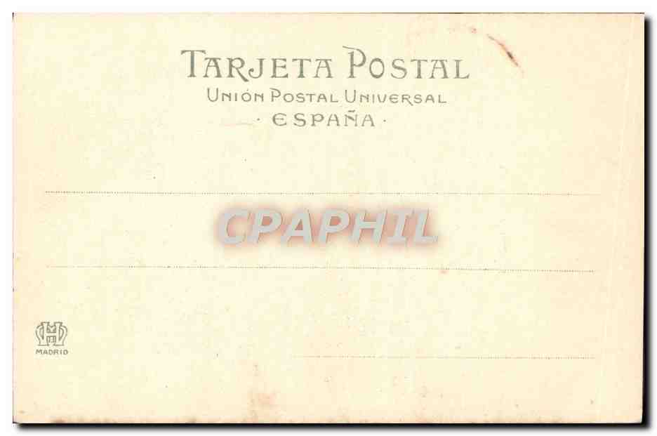 CPA La Anunciacion Murillo — Verso