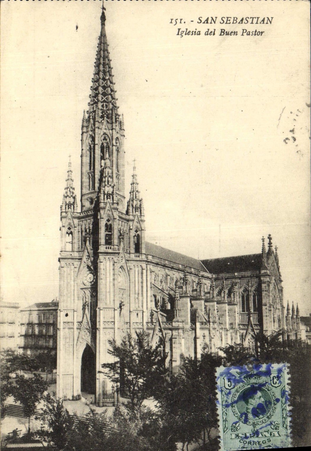 CPA San Sebastian Iglesia Del Buen Pastor