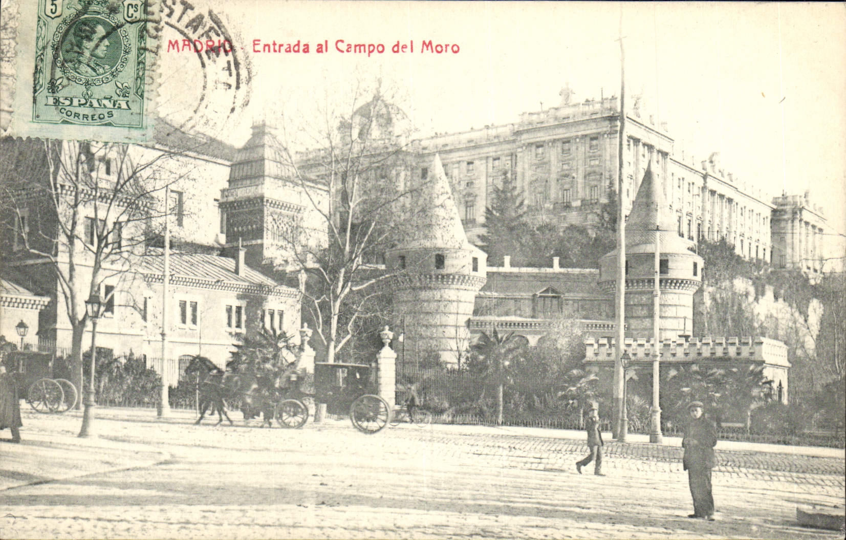 CPA Madrid Entrada Al Camp Del Moro