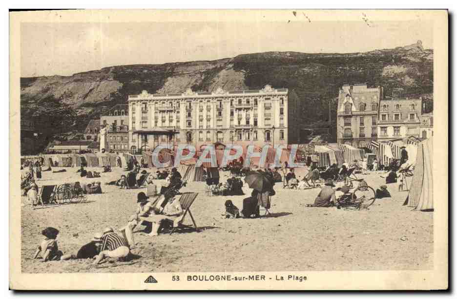BOULOGNE-sur-MER - La Plage — éditeur Cité des Arts Photomécaniques, n° 53