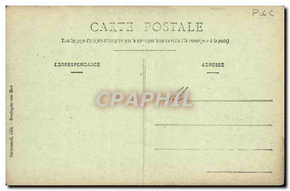 Boulogne-sur-Mer — Les Remparts — E.S. 213 — Verso