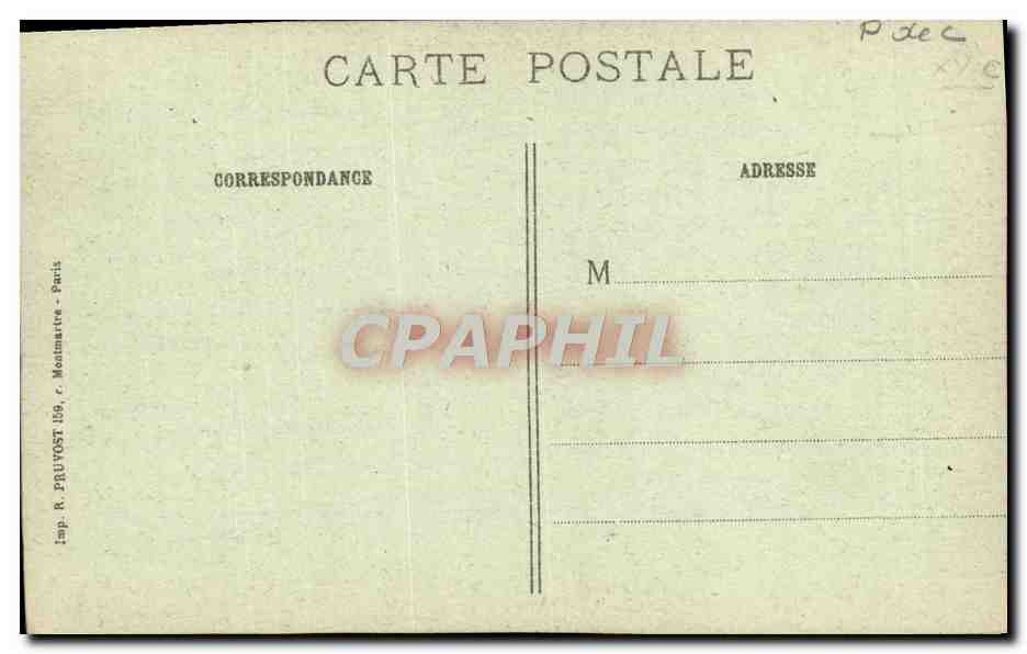 Boulogne-sur-Mer — Kathedraal — E. Dejonghe, uitgever, Boulogne-sur-Mer — Achterkant