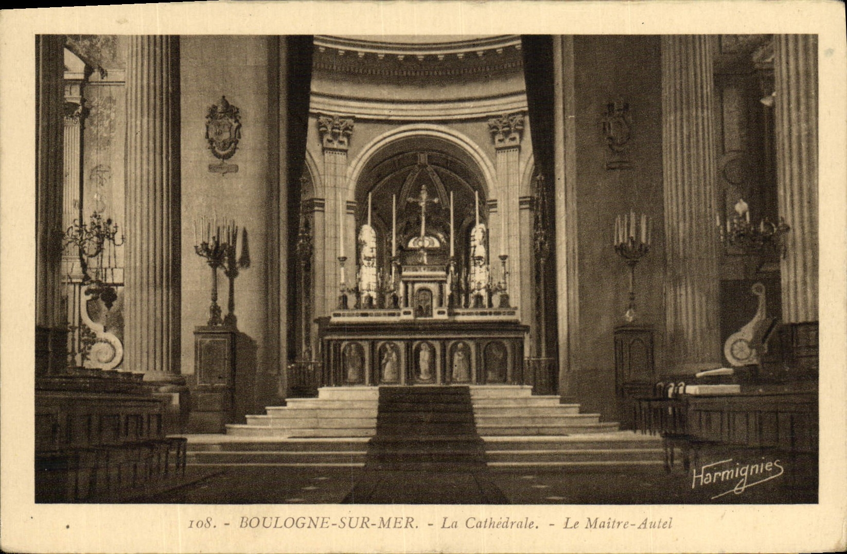 Boulogne-sur-Mer — La Cathédrale — Le Maître-Autel — Harmignies