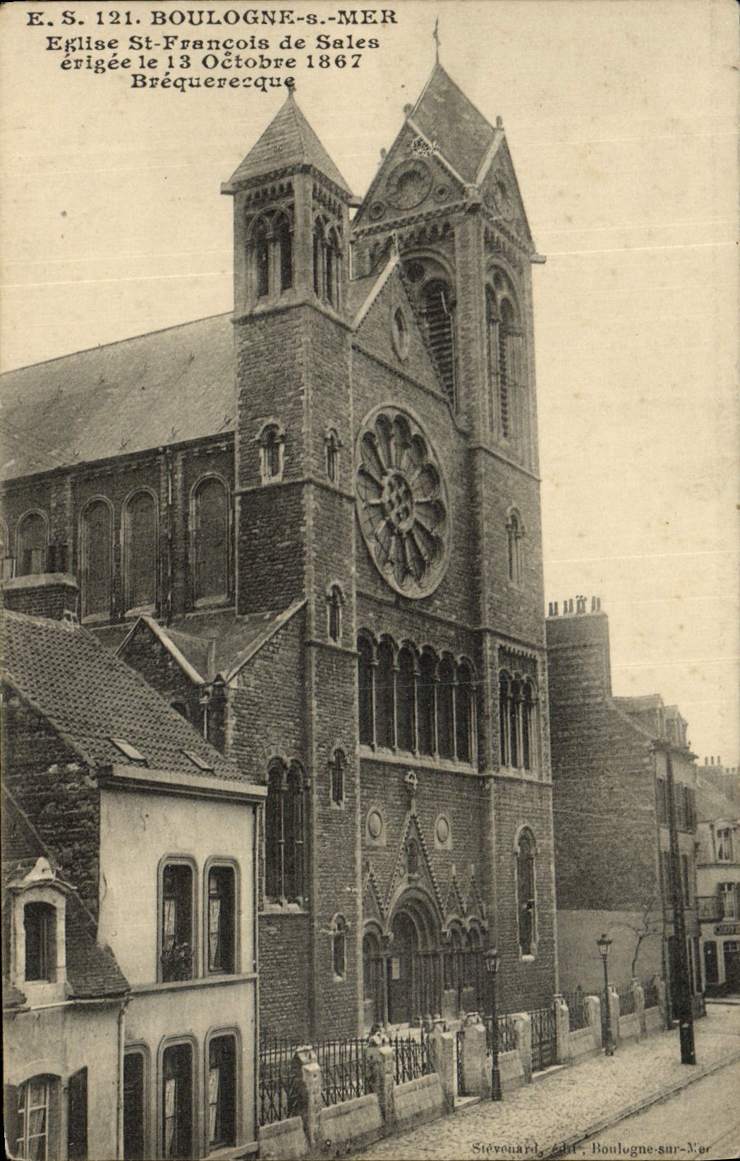 CPA Boulogne Sur Mer Eglise St Francois De Sales