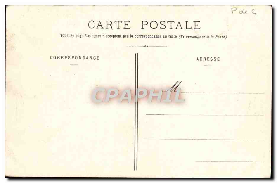 Boulogne-sur-Mer — Der « Souvenir Français »-Denkmal und der Garten — L. D., B., 56 — Rückseite