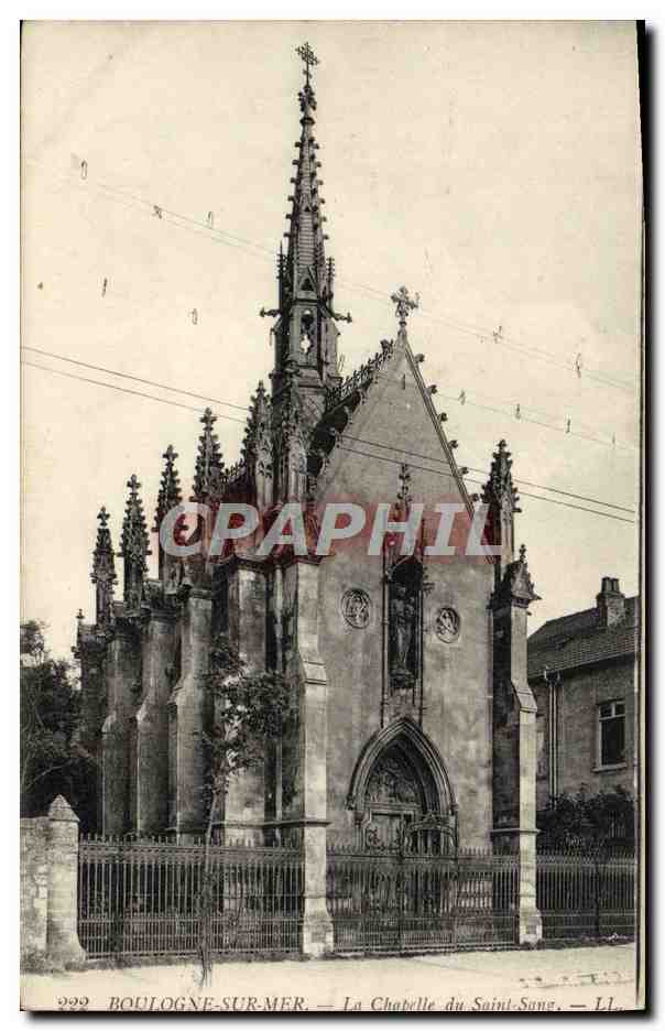 CPA Boulogne Sur Mer La Chapelle Du Saint Sang