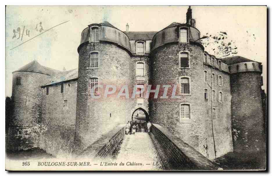 Boulogne-sur-Mer — L'Entrée du Château — LL, n°265