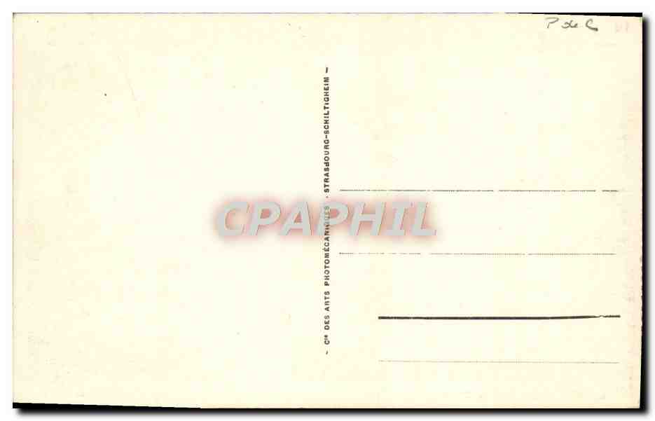 Boulogne-sur-Mer — Grosse Mer — Cie des Arts Photomécaniques Strasbourg-Schiltigheim — Verso
