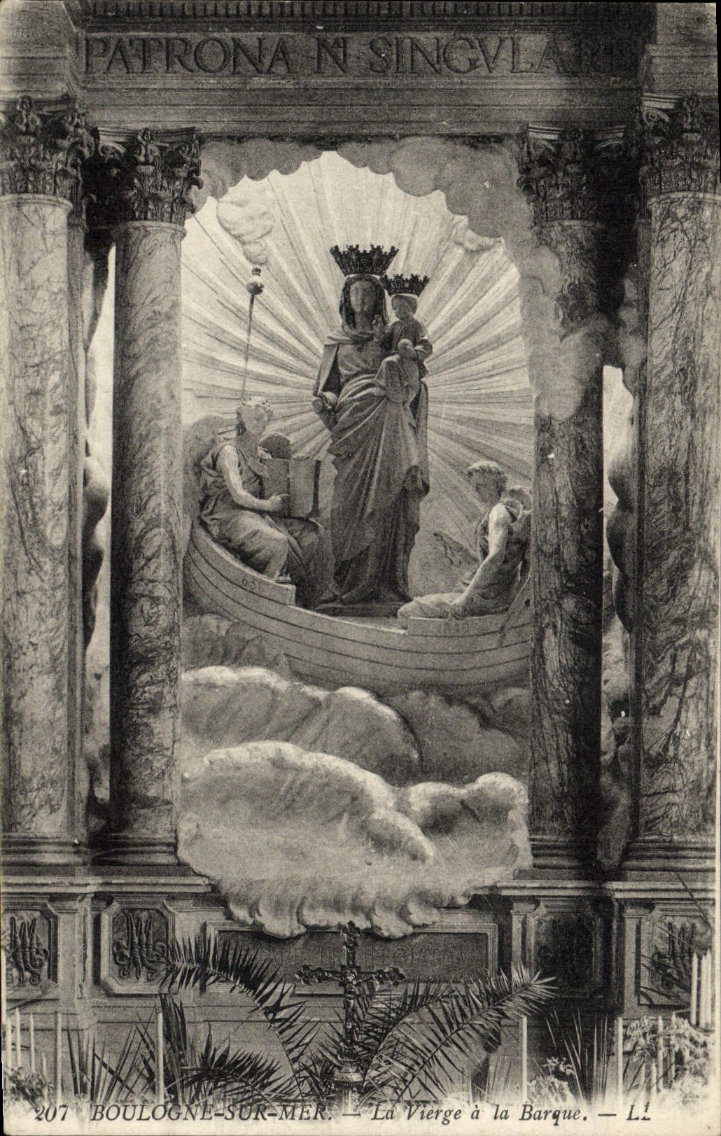Boulogne-sur-Mer — La Vierge à la Barque — L.L. — n°207