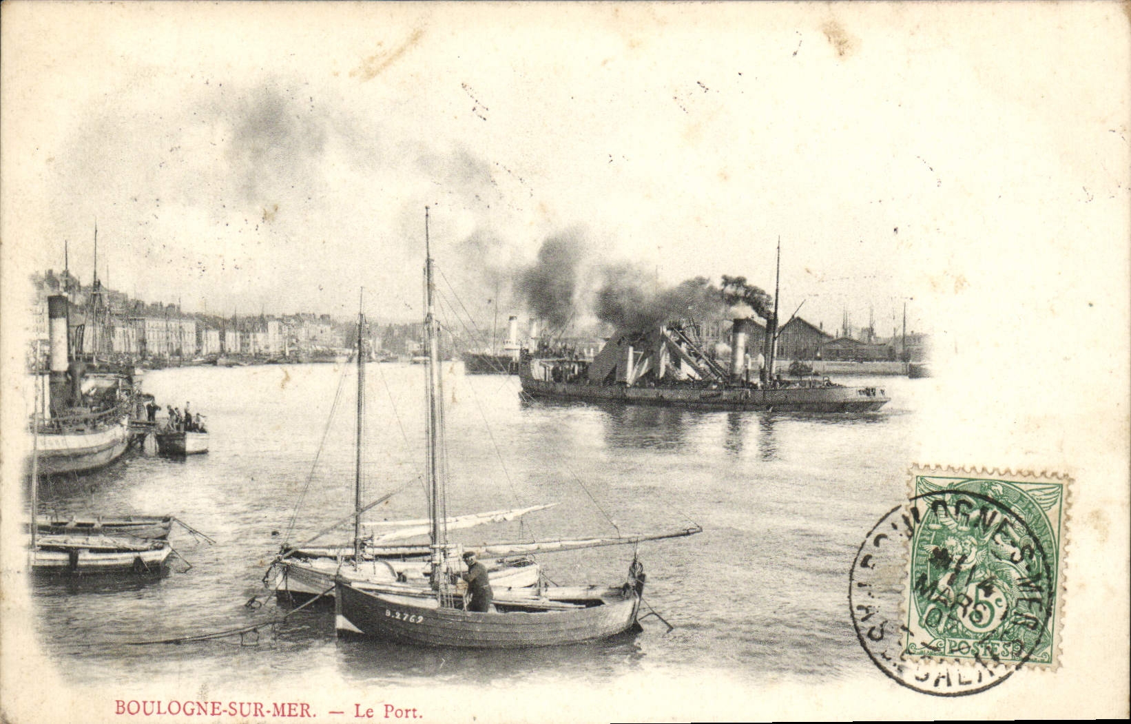 Boulogne-sur-Mer — Le Port — éditeur anonyme, n° 3769