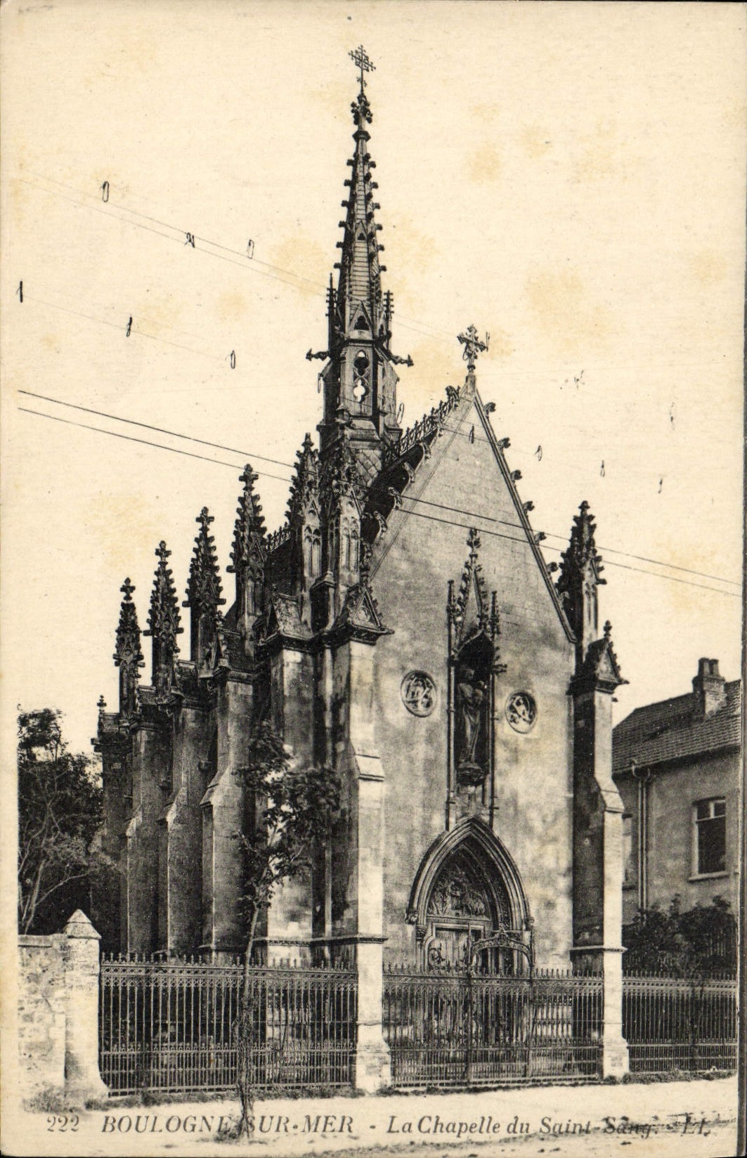Boulogne-sur-Mer — La Chapelle du Saint-Sang — Éditeur E.L. n°222
