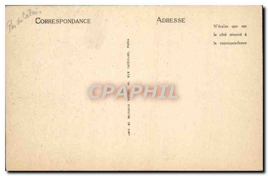 Boulogne-sur-Mer — La Chapelle du Saint-Sang — Éditeur E.L. n°222 — Verso