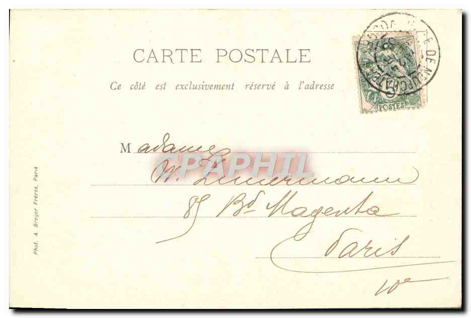 CPA Domremy Groupe De Mercie Jeanne d'Arc — Rückseite