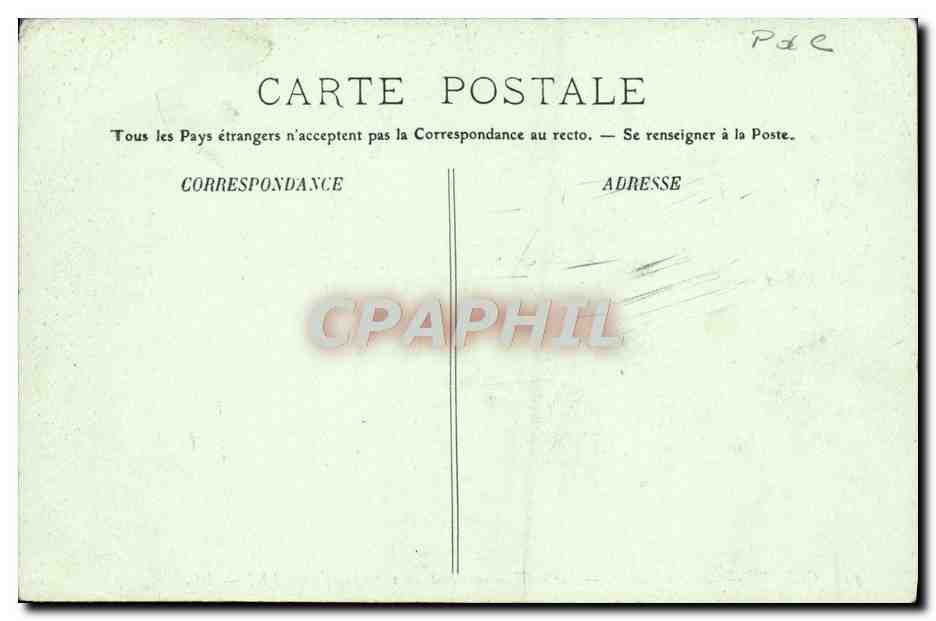 CPA Calais Le Fort Nieulay Porte d'Eau Construite en 1350 Par Edouard III — Back