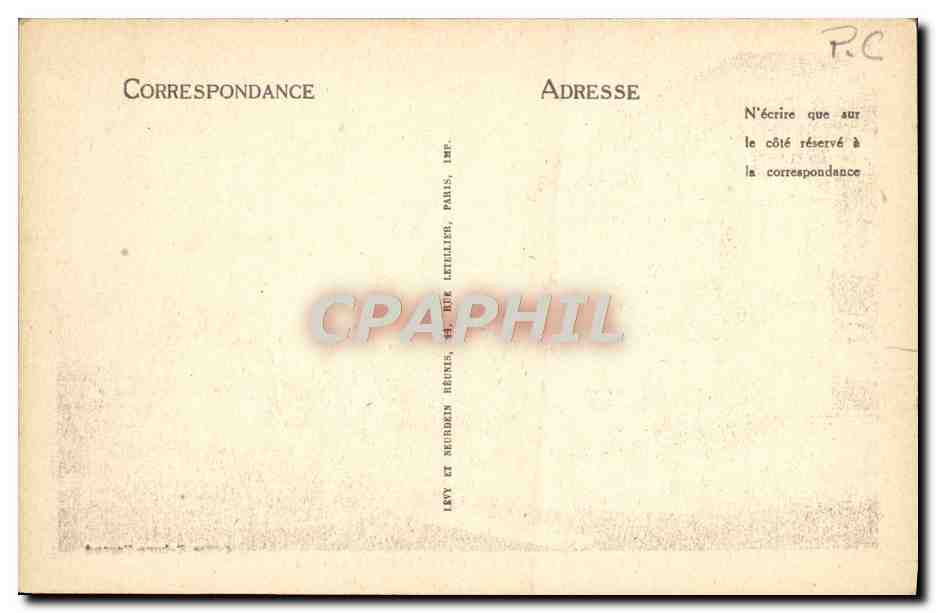 Le Touquet-Paris-Plage — Vue de deux bâtiments — Carte Douane Lagard — Rückseite