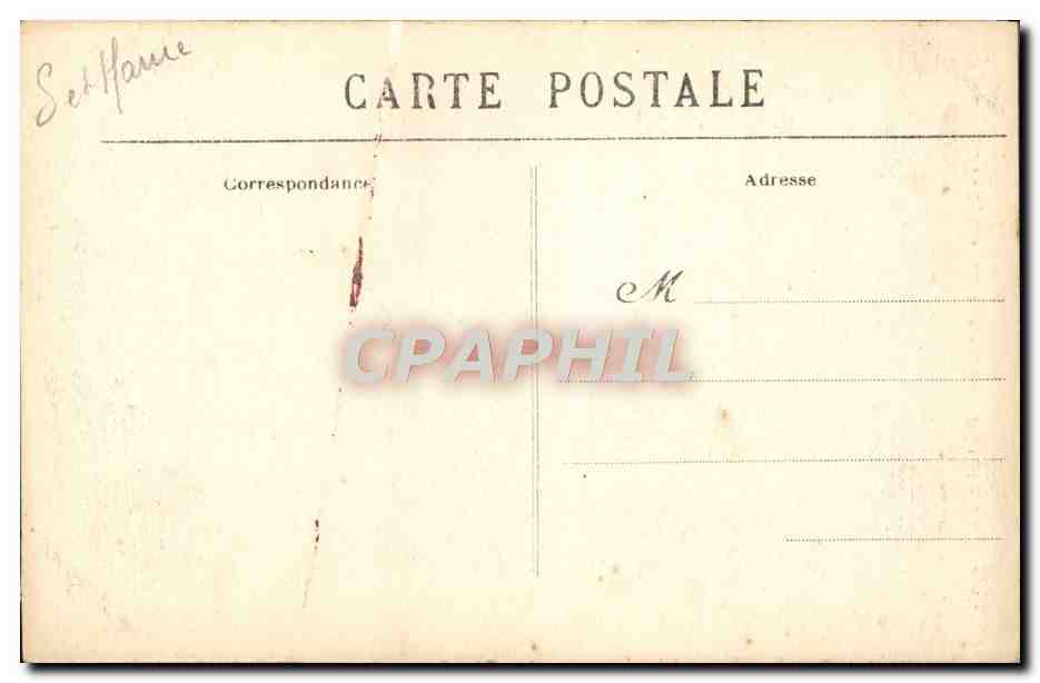 CPA Larchant Eglise Saint Mathurin Portail Des Ruines — Rückseite