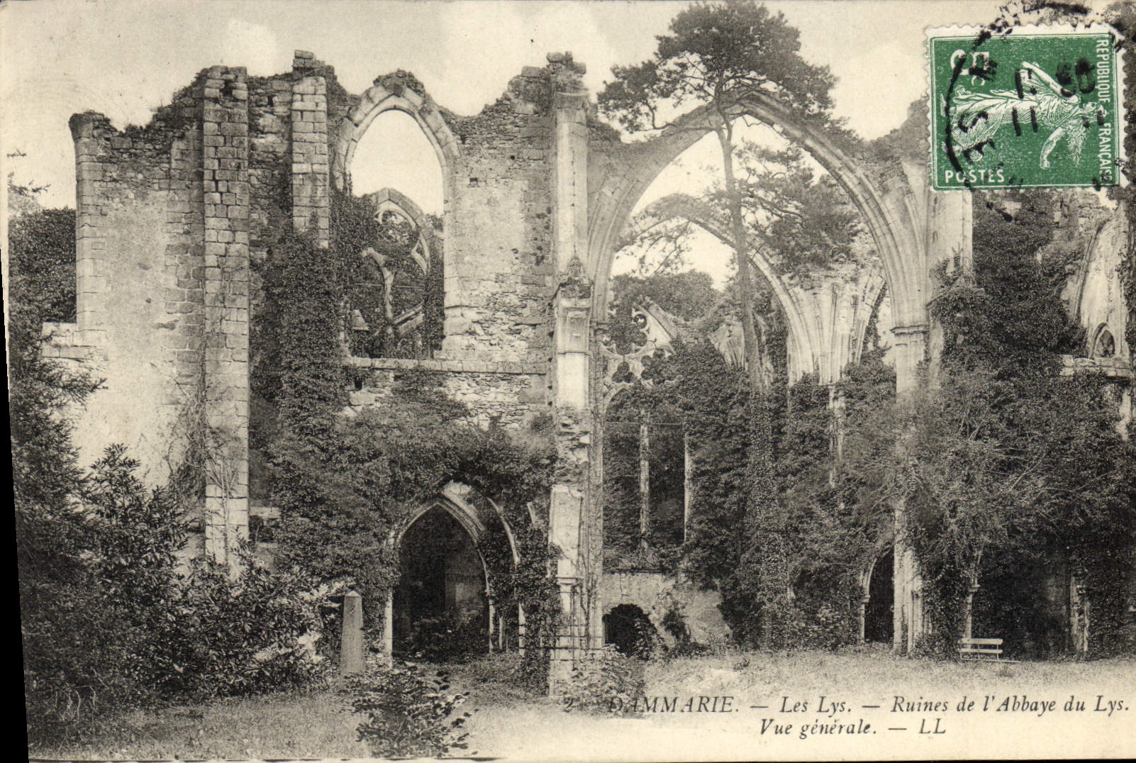 CPA Dammarie Les Lys Ruines De l'Abbaye Du Lys Vue Generale