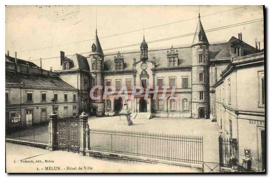 CPA Melun Hotel De Ville