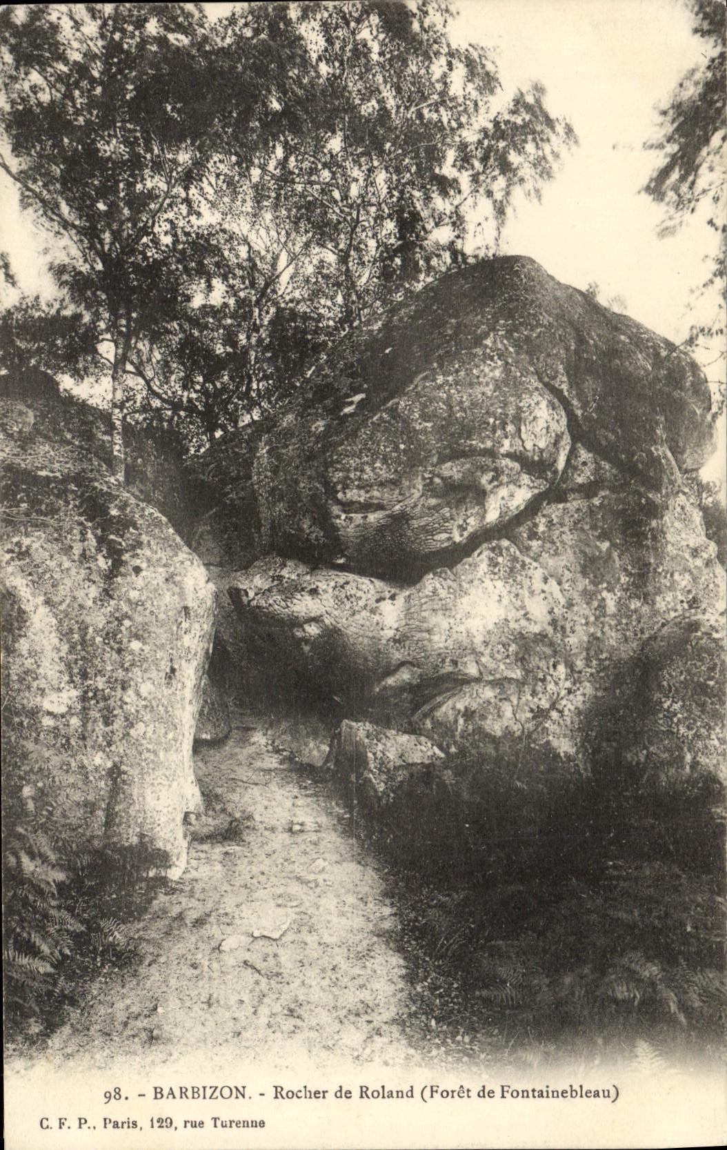 CPA Barbizon Rocher De Roland Foret de Fontainebleau